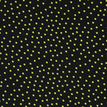 Krepp-Polka-Dots Grün 7mm Schwarz - Ribes y Casals