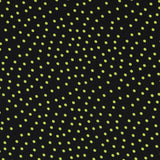 Krepp-Polka-Dots Grün 7mm Schwarz - Ribes y Casals