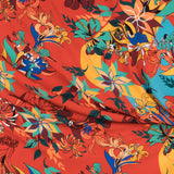 Krepp Floral Rahmen Orange - Ribes y Casals