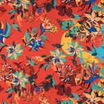 Krepp Floral Rahmen Orange - Ribes y Casals