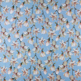 Krepp Marrocain Blaue Nelken - Ribes y Casals