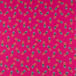 Krepp Marrocain Ananas Fuchsie - Ribes y Casals