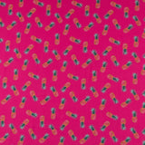 Krepp Marrocain Ananas Fuchsie - Ribes y Casals