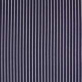 Krepp Marrocain Marineblau gestreift - Ribes y Casals