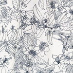 Krepp Marrocain Tropical Weiß - Ribes y Casals