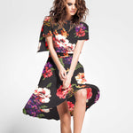 Crepe Maxi Schwarz Blume - Ribes y Casals