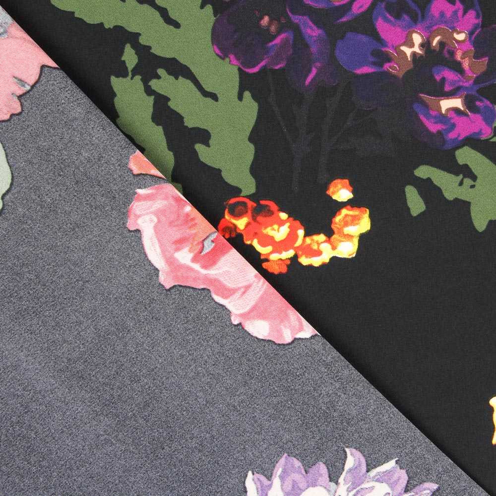 Crepe Maxi Schwarz Blume - Ribes y Casals