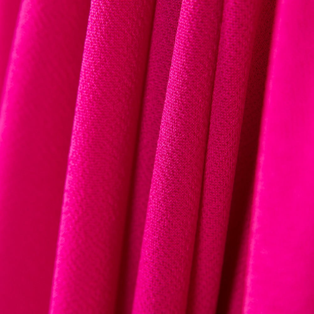 Fuchsia Stretch-Strick-Crêpe - Ribes y Casals