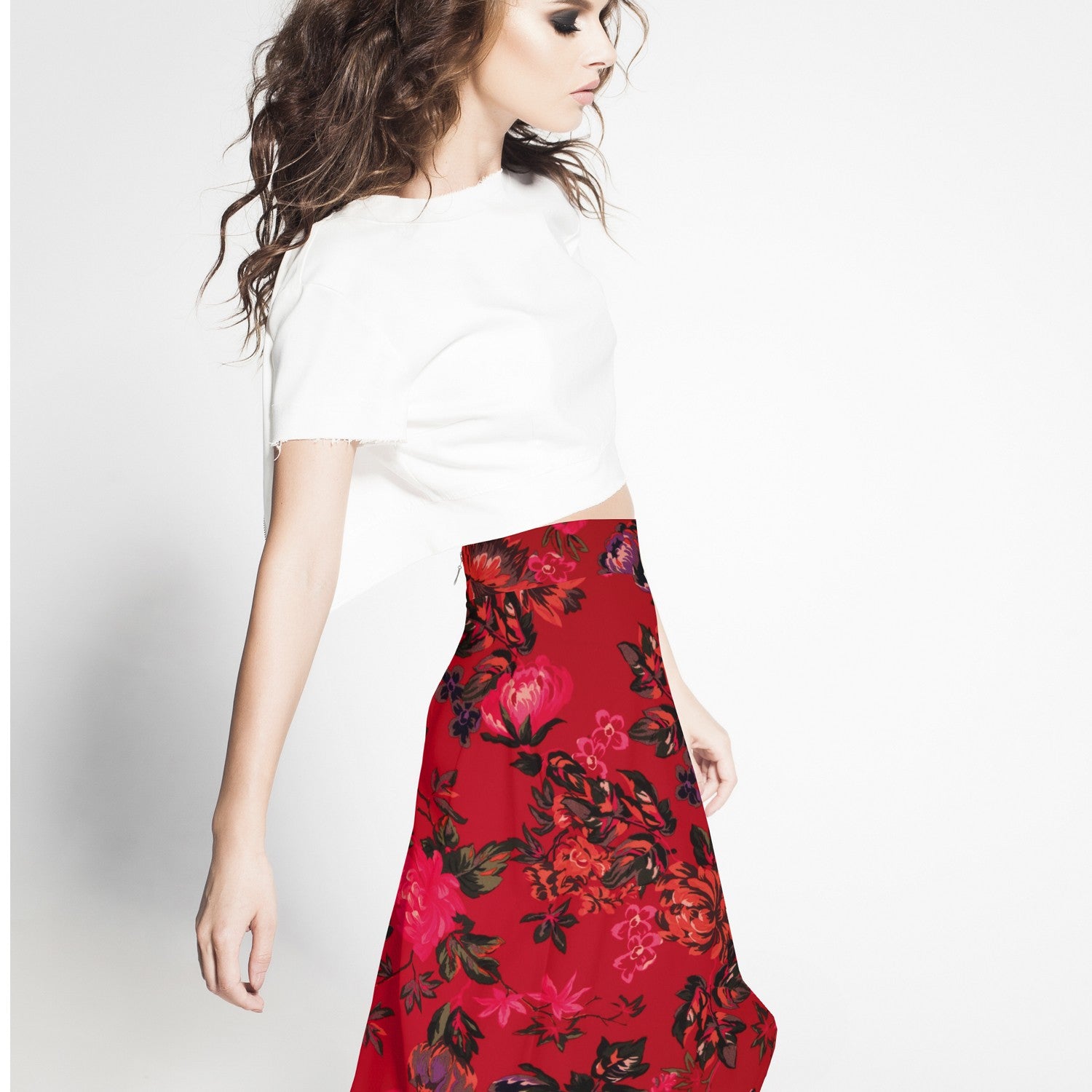 Kreppsatin Andalusien Rot - Ribes y Casals