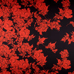 Asiatischer Satin-Krepp Schwarz - Ribes y Casals