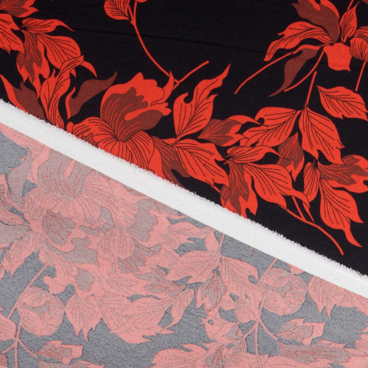 Asiatischer Satin-Krepp Schwarz - Ribes y Casals