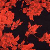 Asiatischer Satin-Krepp Schwarz - Ribes y Casals