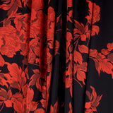 Asiatischer Satin-Krepp Schwarz - Ribes y Casals