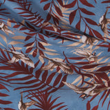 Kreppsatin Vögel Hellblau - Ribes y Casals