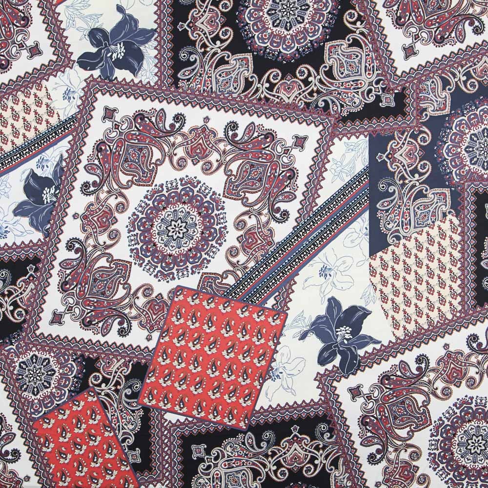 Türkischer Granat-Satin-Krepp - Ribes y Casals