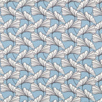 Krepp Stretch Tropisch Blau - Ribes y Casals