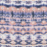 Ethnic Tie Dye Crepe Blau - Ribes y Casals