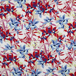 Krepp Tropische Blumen Multicolour - Ribes y Casals
