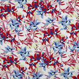 Krepp Tropische Blumen Multicolour - Ribes y Casals