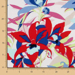 Krepp Tropische Blumen Multicolour - Ribes y Casals