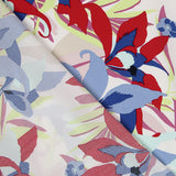 Krepp Tropische Blumen Multicolour - Ribes y Casals