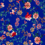 Waldblauer Viskose-Krepp - Ribes y Casals
