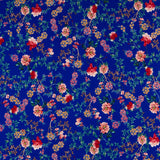 Waldblauer Viskose-Krepp - Ribes y Casals