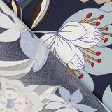 Krepp Viskose Floral Nacht - Ribes y Casals