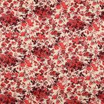 Krepp Viskose Floral Rot - Ribes y Casals
