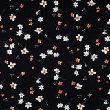 Sakura Schwarzer Viskose-Krepp - Ribes y Casals