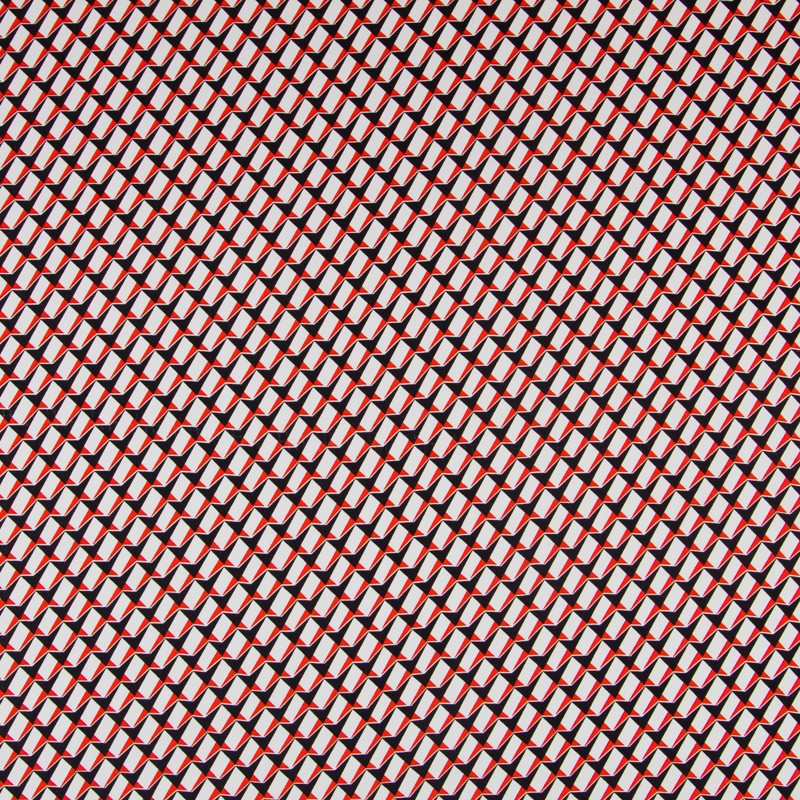 Sakura Roter Viskose-Krepp - Ribes y Casals