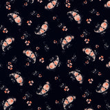 Crepe Winter Peasly Navy - Ribes y Casals