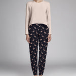 Crepe Winter Peasly Navy - Ribes y Casals