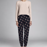 Crepe Winter Peasly Navy - Ribes y Casals