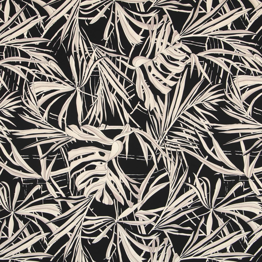 Krepp Winter Tropical Schwarz - Ribes y Casals