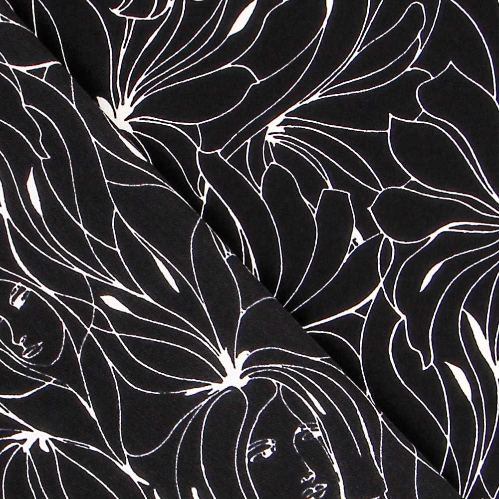 Crepe Frauen Schwarz - Ribes y Casals