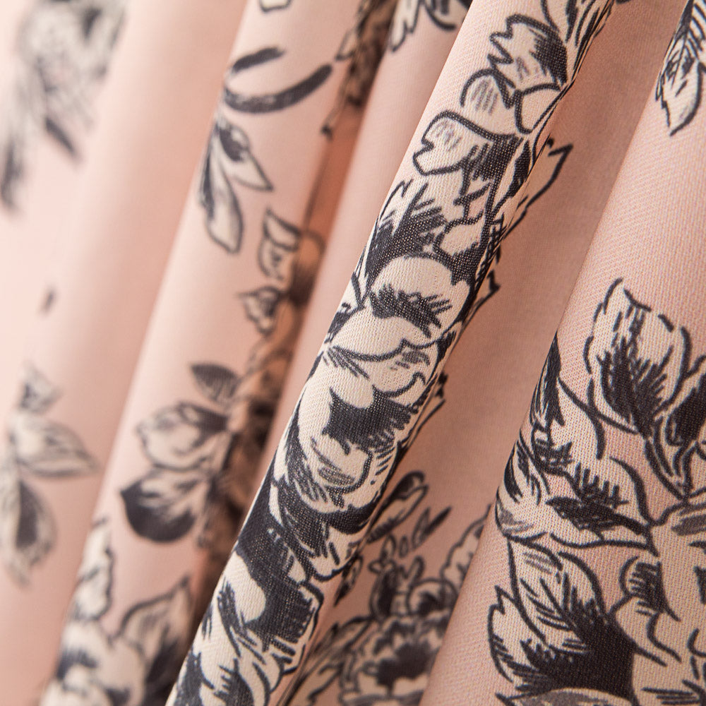 Crepe Fina Floral Make-up - Ribes y Casals