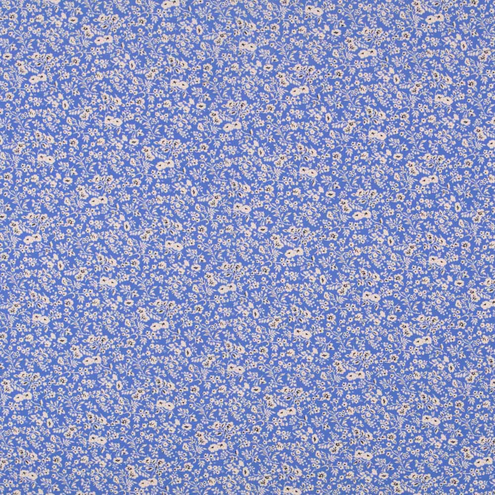 Crepe Floral Blauer Hintergrund - Ribes y Casals