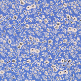 Crepe Floral Blauer Hintergrund - Ribes y Casals