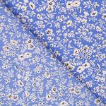 Crepe Floral Blauer Hintergrund - Ribes y Casals