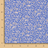 Crepe Floral Blauer Hintergrund - Ribes y Casals