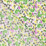 Krepp Floral Tropisch Limette - Ribes y Casals