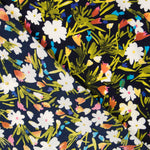 Wildblumenkrepp Marineblau - Ribes y Casals