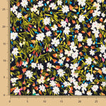 Wildblumenkrepp Marineblau - Ribes y Casals