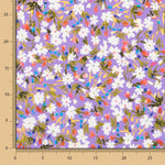 Wildblumen-Lavendel-Krepp - Ribes y Casals