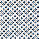 Geometrische Kreppschilder Blau - Ribes y Casals