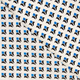 Geometrische Kreppschilder Blau - Ribes y Casals