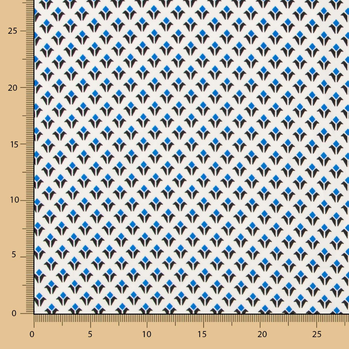 Geometrische Kreppschilder Blau - Ribes y Casals