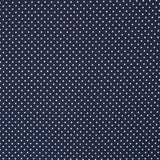 Krepp Mini Polka Dot Marineblau - Ribes y Casals
