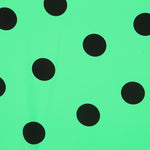 Krepp Polka Dots Schwarz 55mm Mint - Ribes y Casals